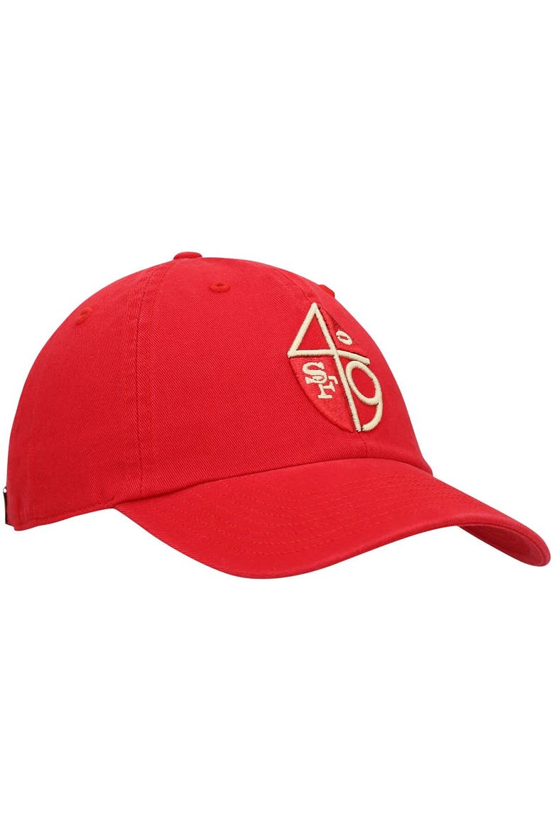 Men's '47 Scarlet San Francisco 49ers Clean Up Legacy Adjustable Hat, Alternate, color, Scarlet