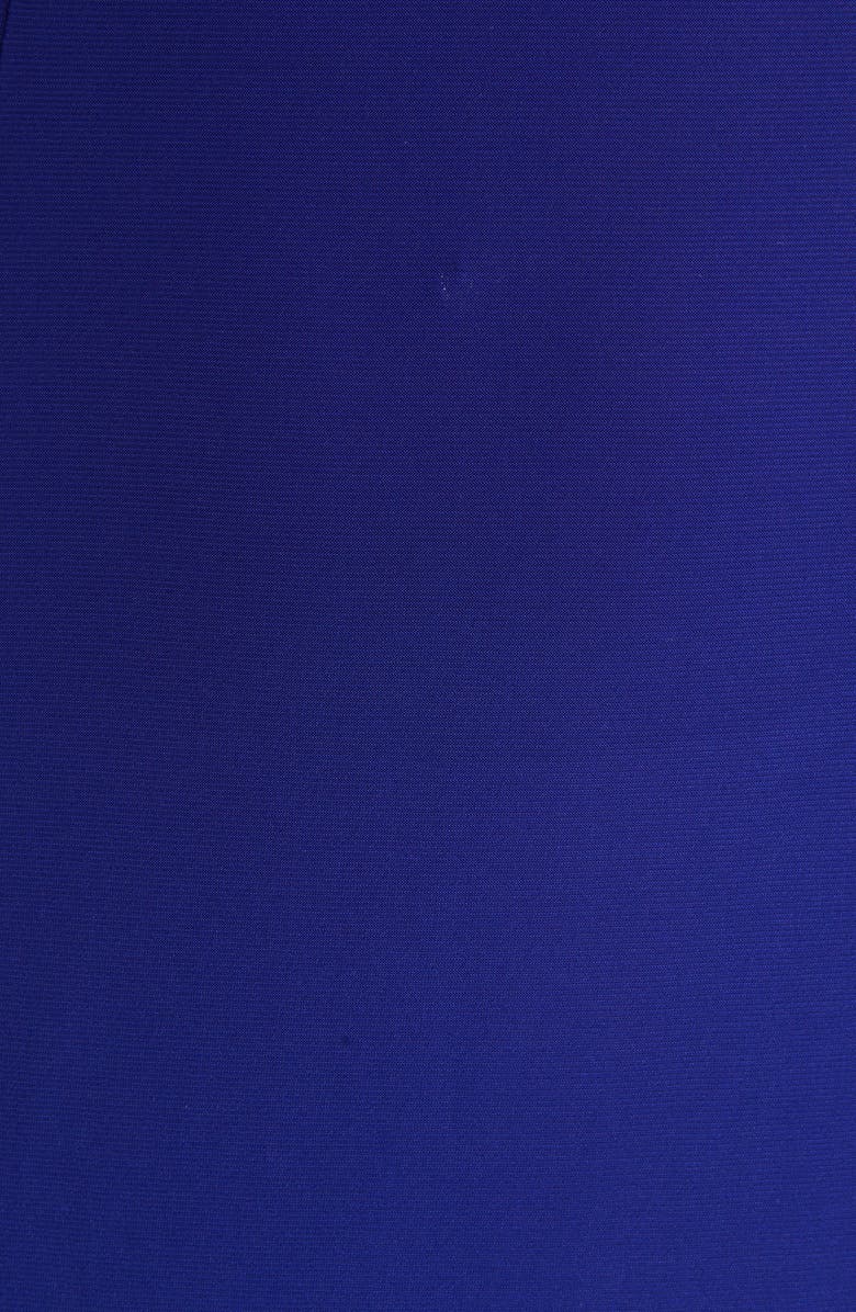 Morgan & Co. Cleo Crystal Detail Open Back Gown, Alternate, color, Electric Blue