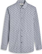 Bugatchi James OoohCotton® Dot Print Button-Up Shirt