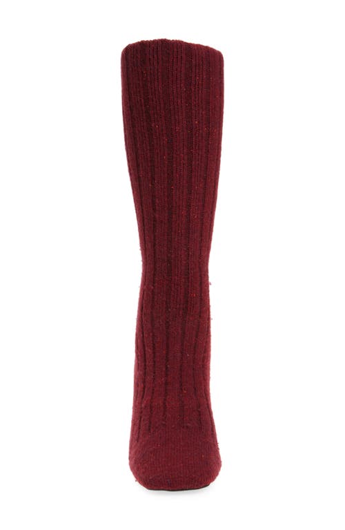 Jeffrey Campbell Snug Sock Boot In Red