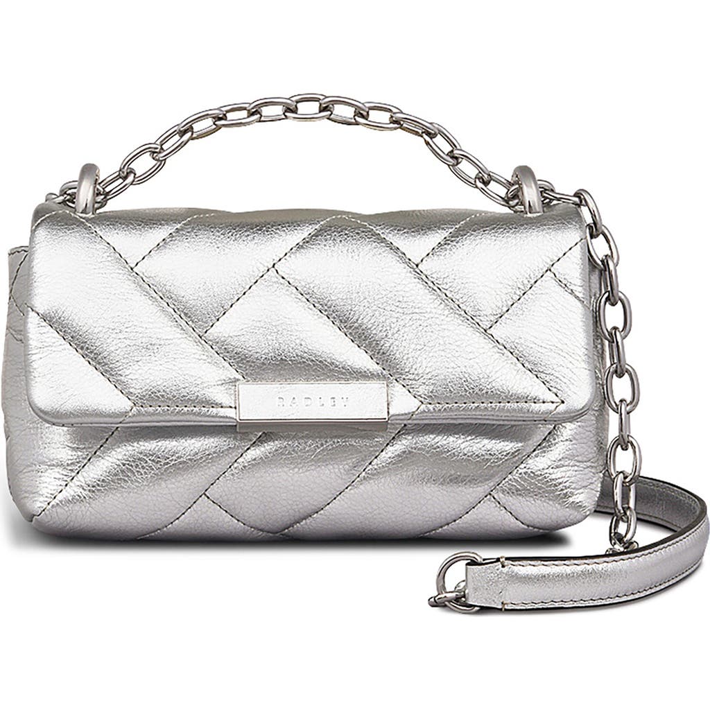 Radley Mill Bay Quilted Crossbody Bag In Silver