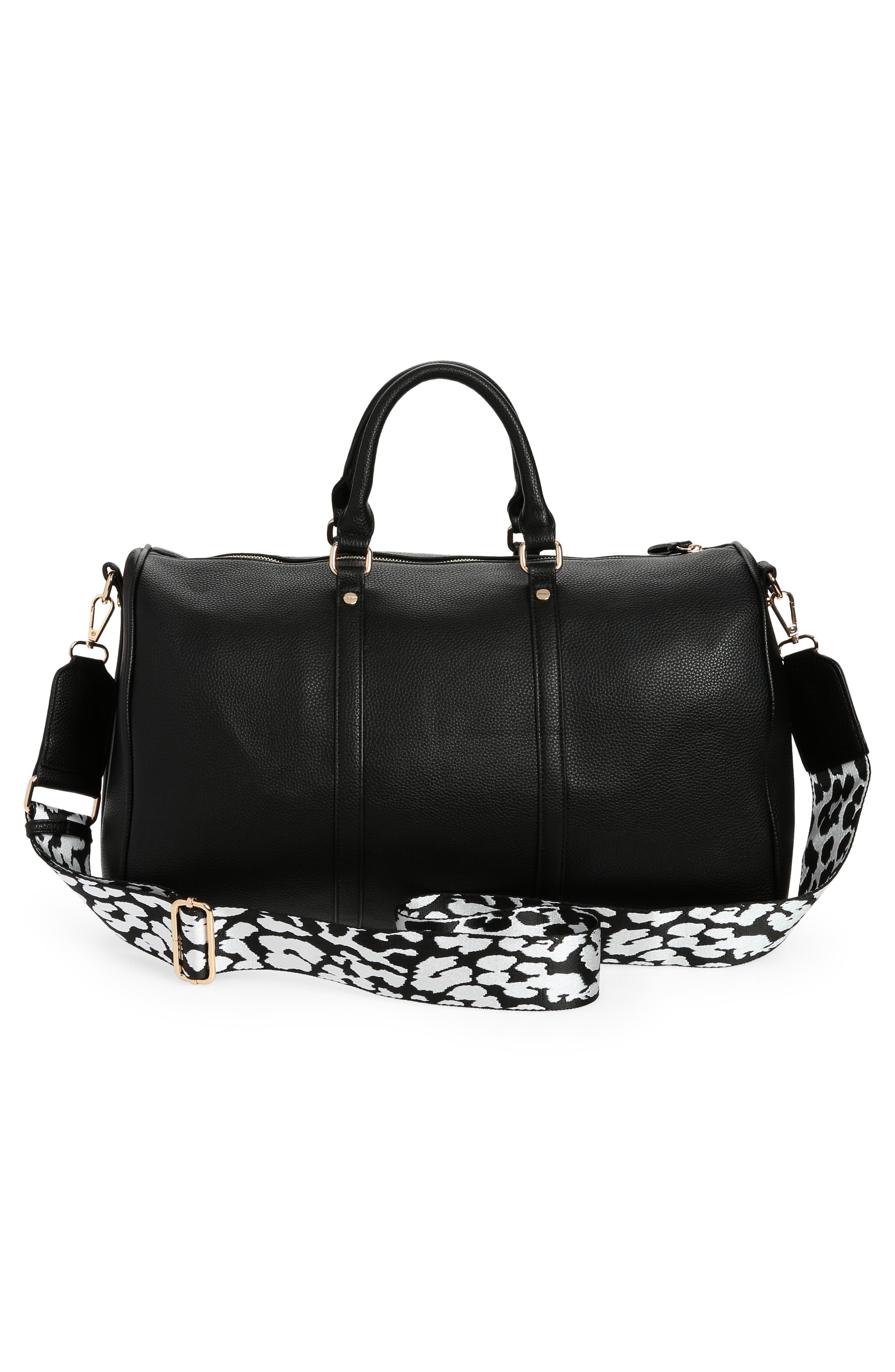 Mali + Lili Jamie Vegan Leather Weekend Bag, Alternate, color, 