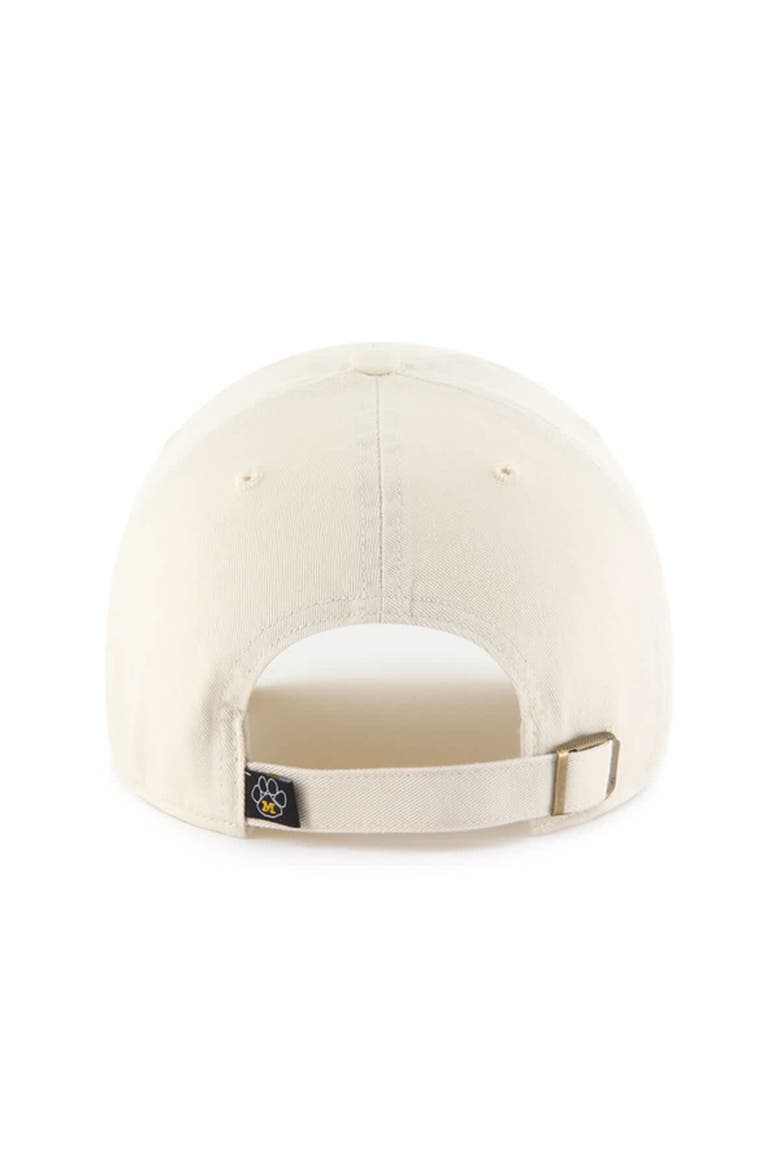 Men's '47 Natural Missouri Tigers Vault Clean Up Adjustable Hat, Alternate, color, Natural
