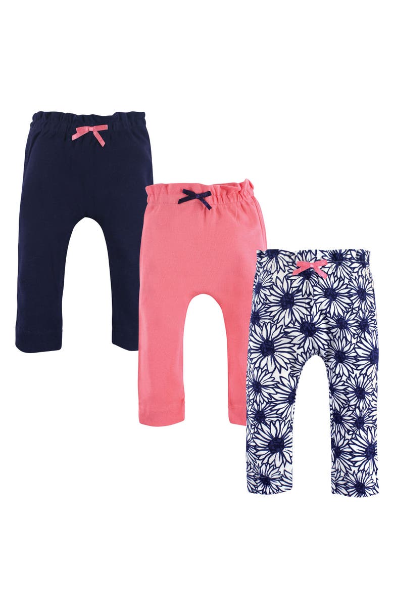Touched by Nature 3Pk Organic Everyday Pants, Main, color, Daisy