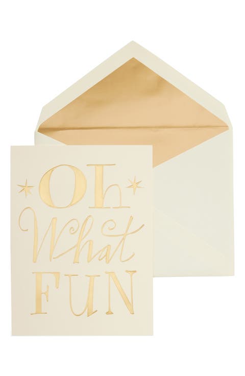 Oh What Fun Set of 10 Greeting Cards