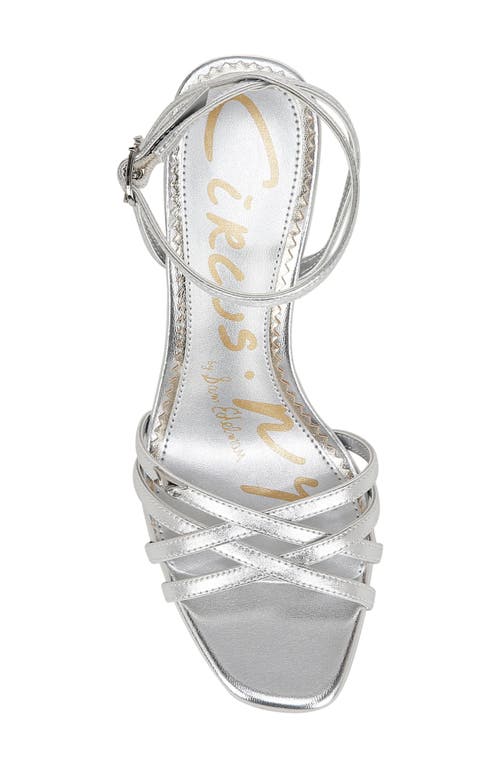 Circus Ny By Sam Edelman Kenzie Strappy Dress Sandals In Silver
