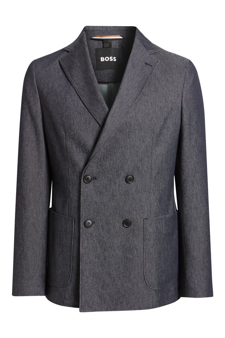 Hanry Double Breasted Sportcoat, Alternate, color, DARK GREY