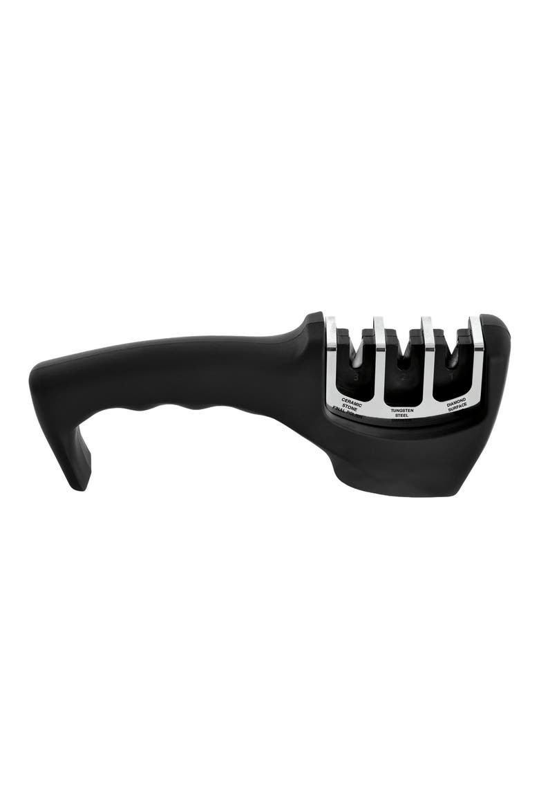 Contempo 6-Piece German Steel Knife, Alternate, color, BLACK