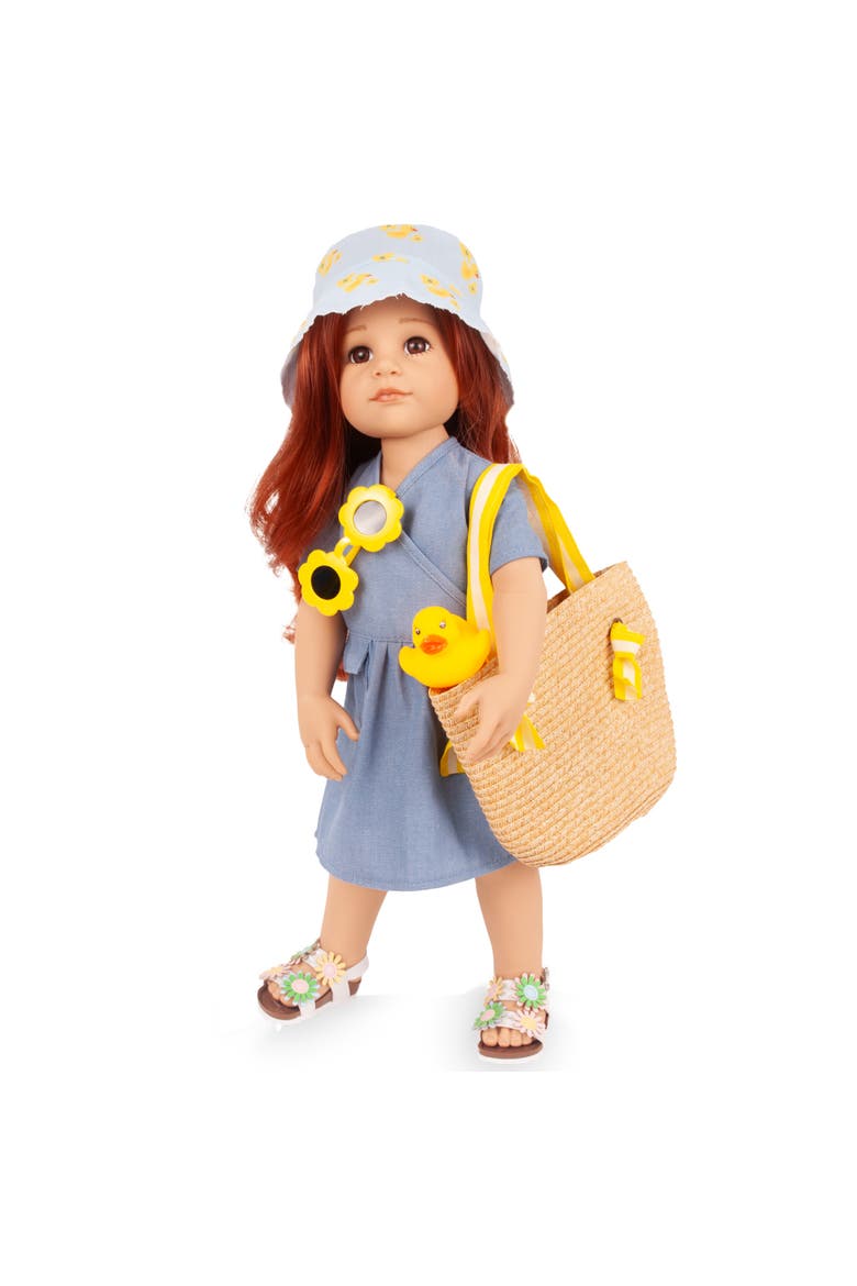 Hannah Little Duck - 19.5" Standing Poseable Doll Set, Kids 3+, Main, color, Multicolored