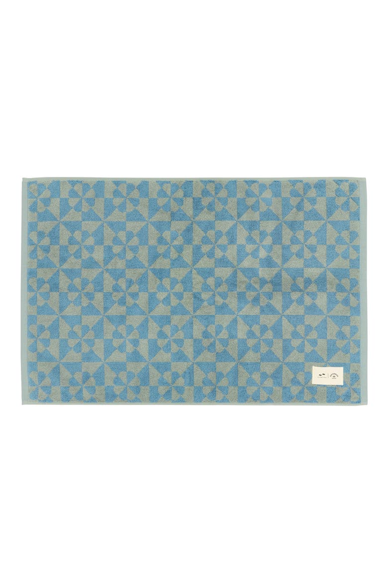 Bex Cotton Bath Mat, Main, color, DUSTY BLUE
