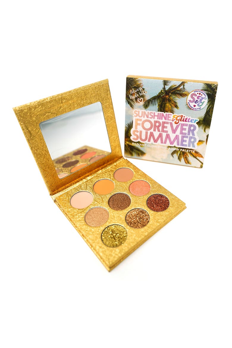 Kids' Forever Summer Radiant Glow Eyeshadow Palette, Main, color, GOLD