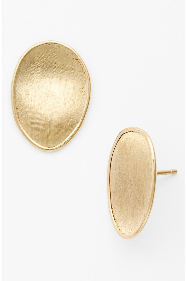 'Lunaria' Large Stud Earrings, Main, color, 18K YELLOW GOLD