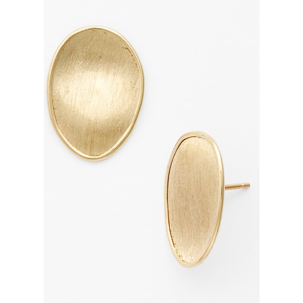 Marco Bicego 'lunaria' Large Stud Earrings In 18k Yellow Gold