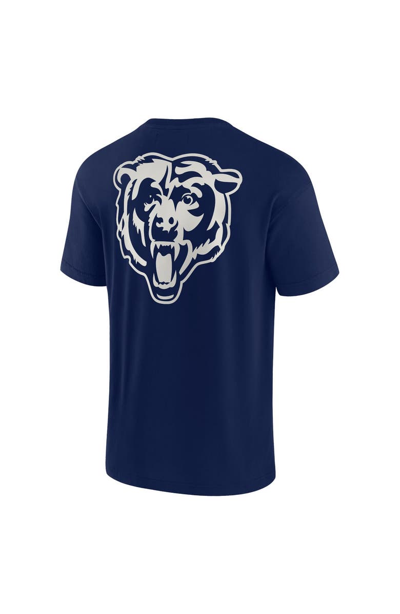 Fanatics Signature Unisex Fanatics Signature Navy Chicago Bears Elements Super Soft Short Sleeve T-Shirt, Alternate, color, 