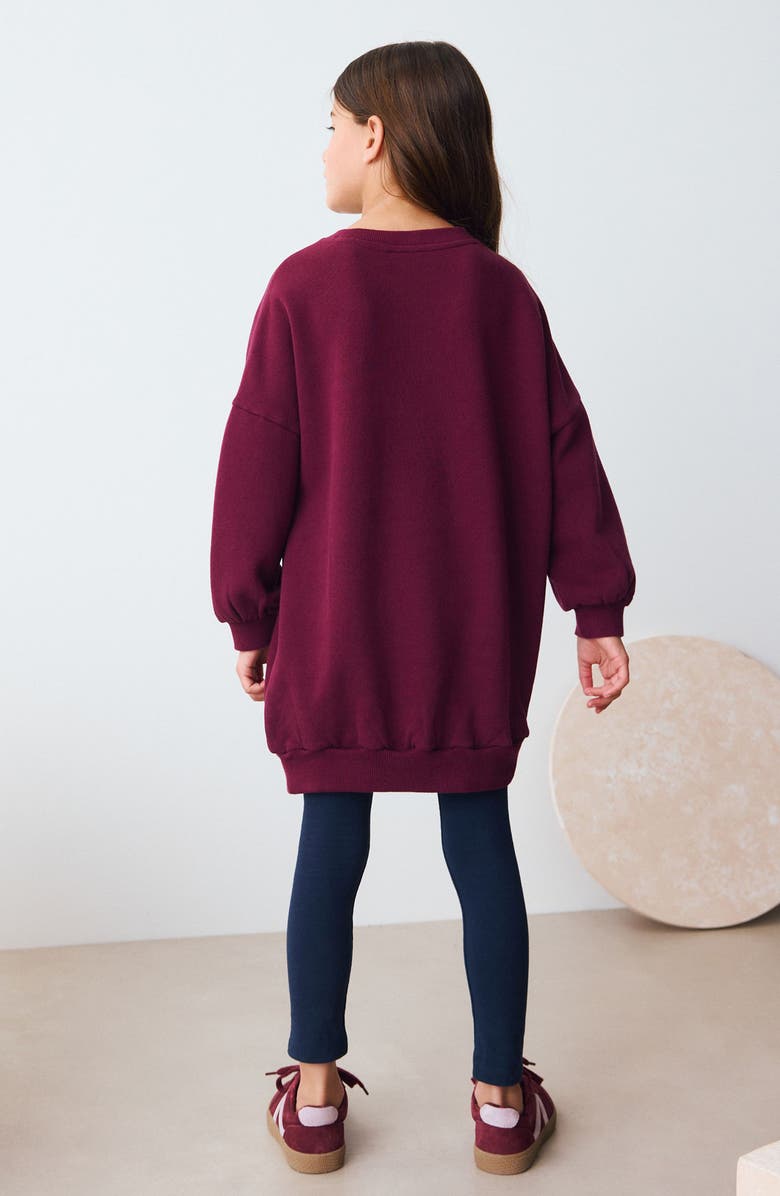Kids' Sequin Star Sweatshirt Dress