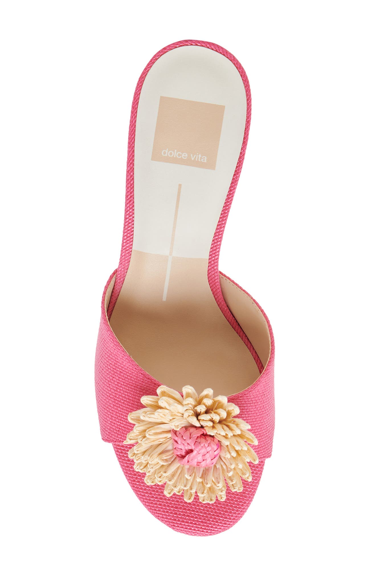 Dolce Vita Lourde Floral Kitten Heel Sandal, Alternate, color, 