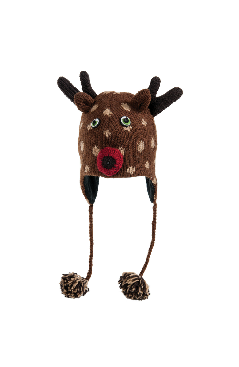 Nirvana Designs Deer Hat, Main, color, White