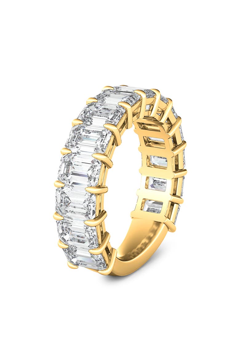 Emerald Cut Lab Created Diamond Eternity Ring video