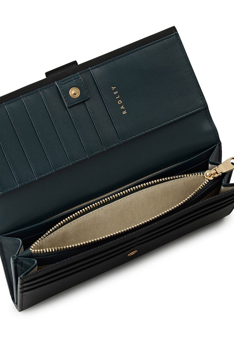 Radley Large Sloane Mews Wallet, Alternate, color, Black