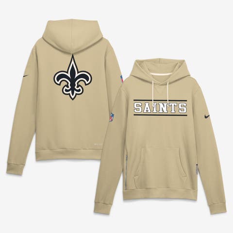 Men's Nike Gold New Orleans Saints Standard Issue Replay Officials Alternate Dri-FIT Hoodie