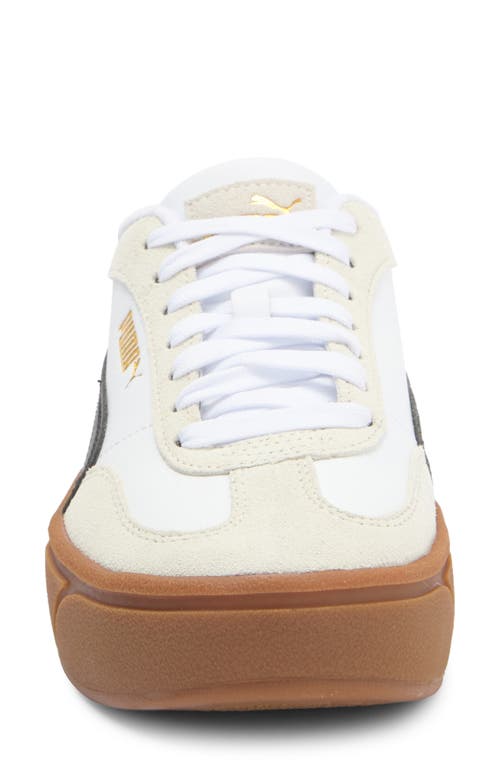 Puma Smash Platform V3 Mono Twist Shoes In  White- Black- Gray