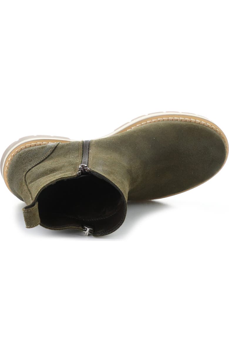 Bos. & Co. Among Waterproof Lug Sole Bootie, Alternate, color, Olive