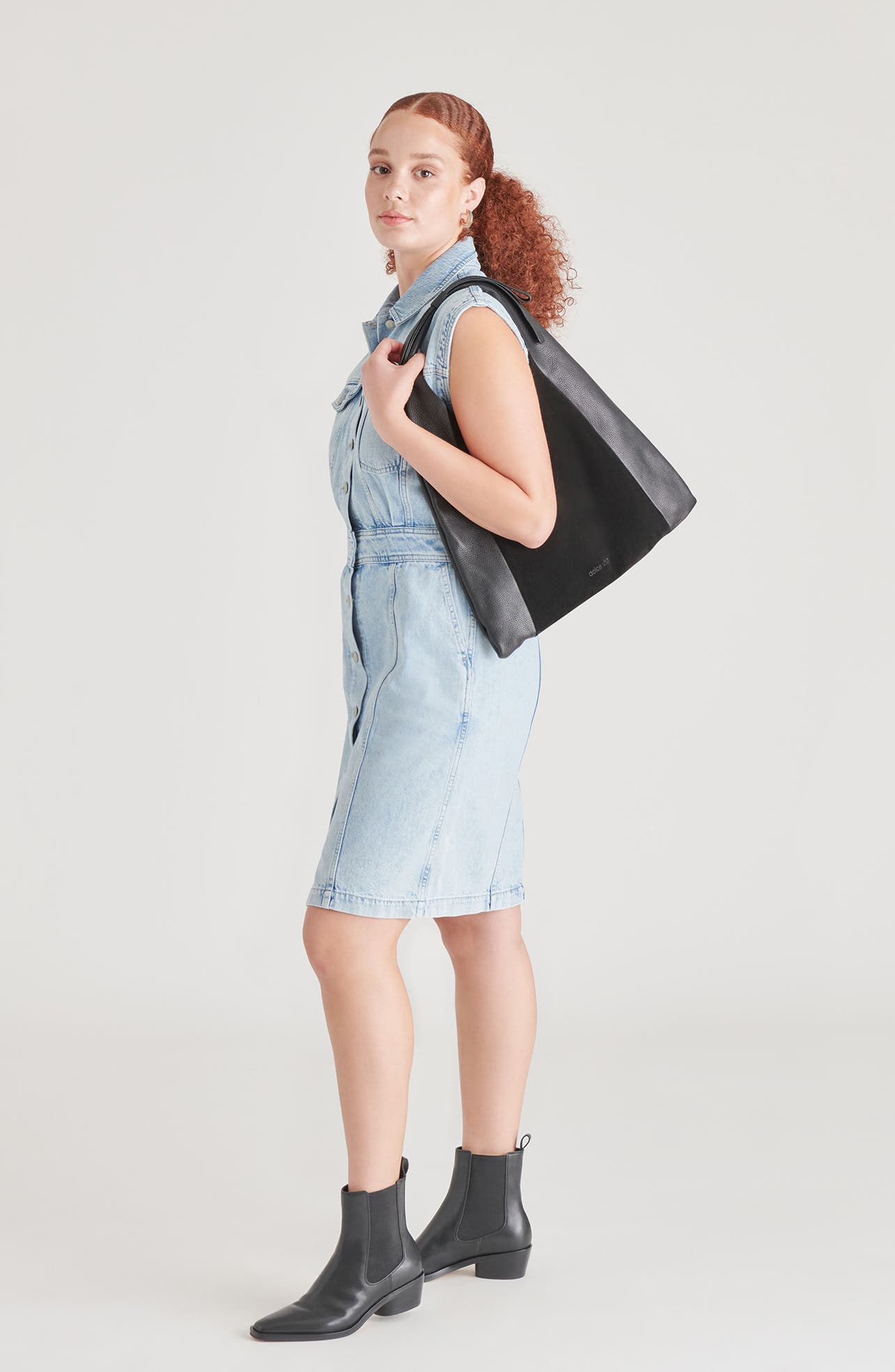 Dolce Vita Marie Shoulder Bag, Alternate, color, Black