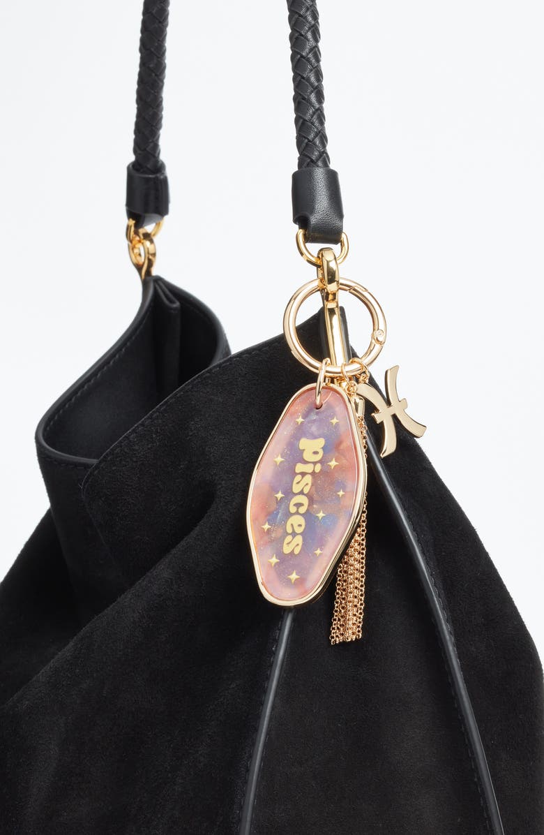 Chelsea28 Horoscope Bag Charm, Alternate, color, Pisces- Gold Multi