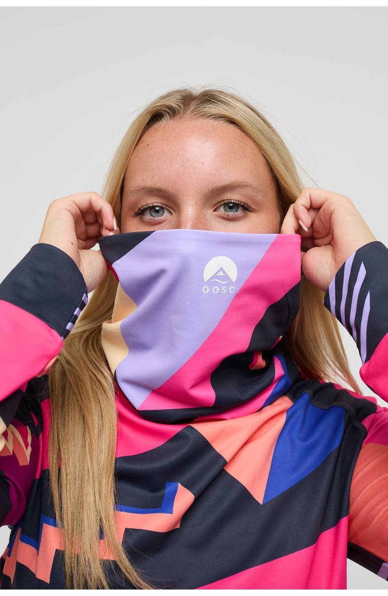 OOSC High Neck Baselayer Top Hotstepper - Women's, Alternate, color, Multi-Colour