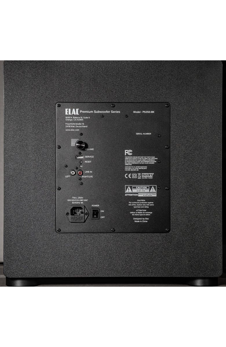ELAC PS350 Varro 12 Inch Smart Subwoofer - Each, Alternate, color, Black
