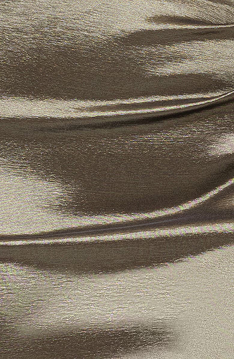 Xscape Evenings Stretch Taffeta Trumpet Gown, Alternate, color, Olive