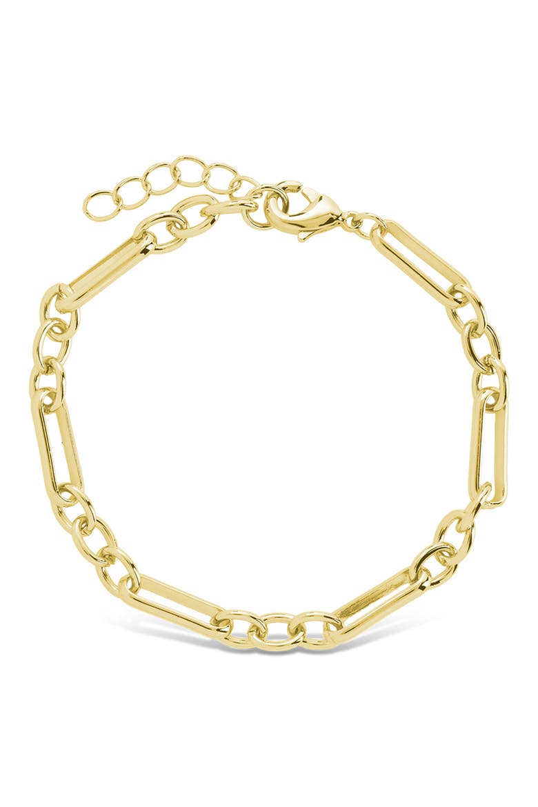 Bexley Mixed Link Chain Bracelet, Main, color, GOLD