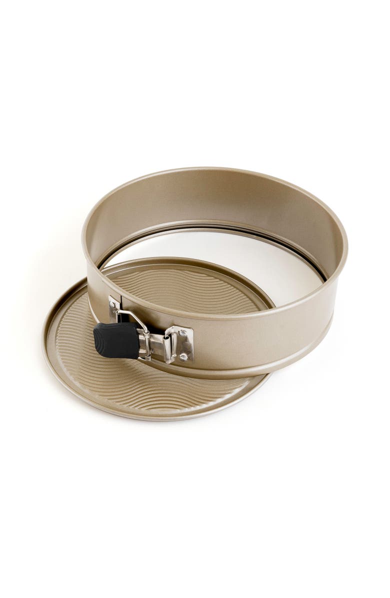 CUISIPRO Nonstick Springform Pan with Wave Pattern, Champagne, Alternate, color, Beige