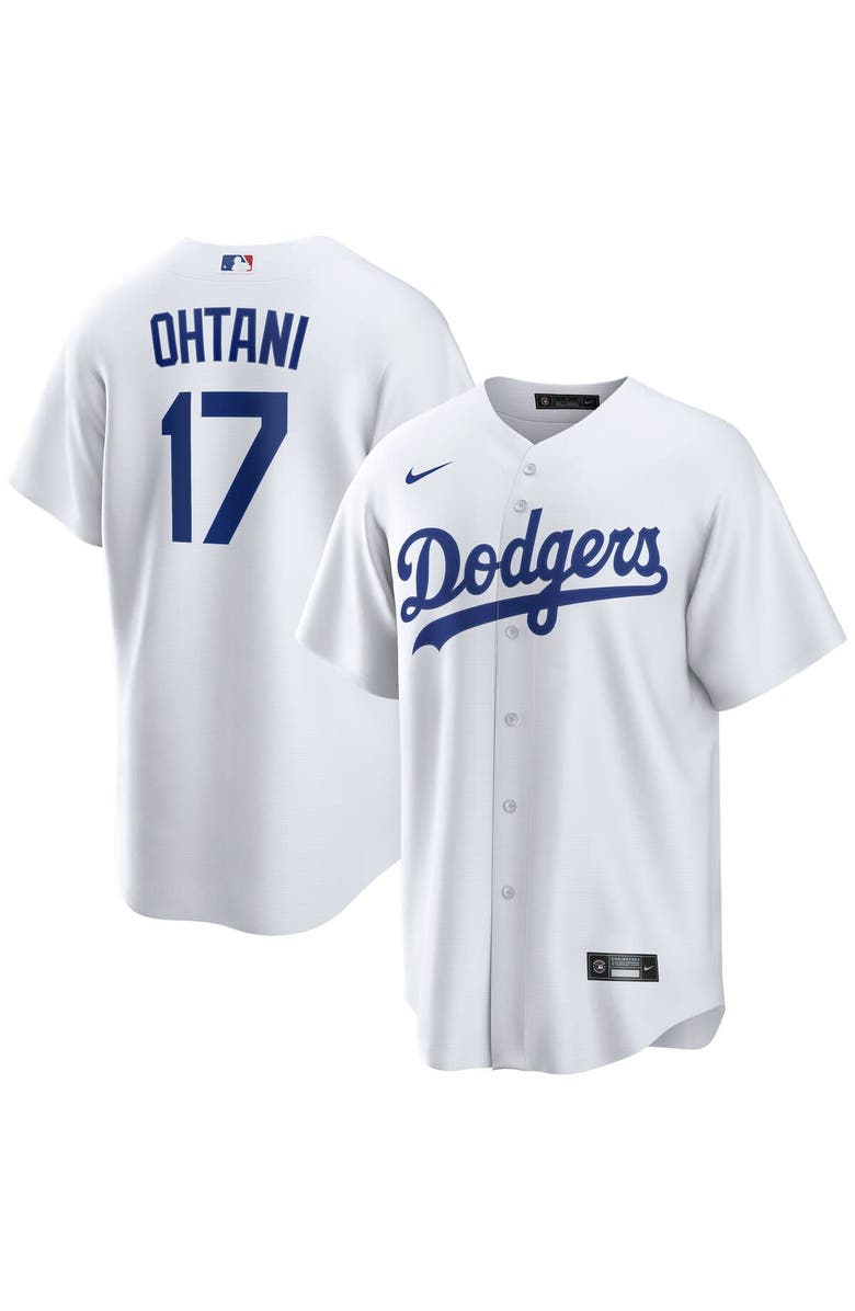 Nike Men's Nike Shohei Ohtani White Los Angeles Dodgers Home Replica Player Jersey, Main, color, White