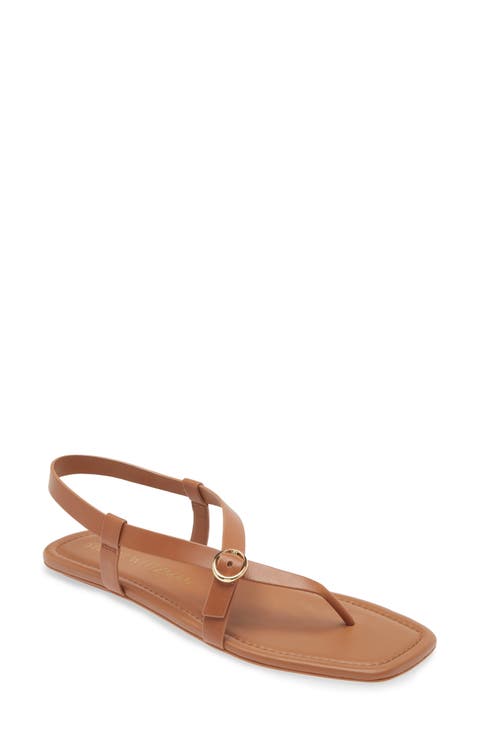 Benni Slingback Flat Sandal (Women)