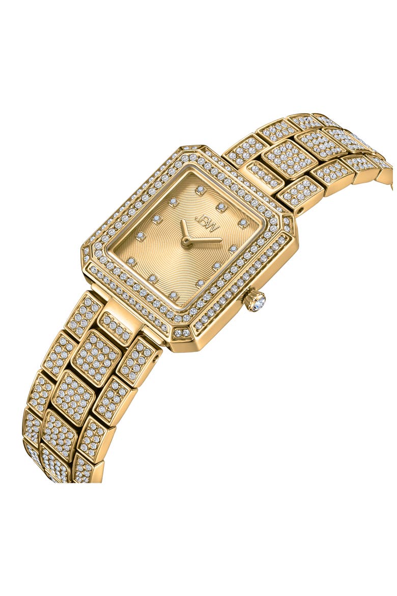 Arc Diamond Bracelet Watch, 23mm, Alternate, color, GOLD