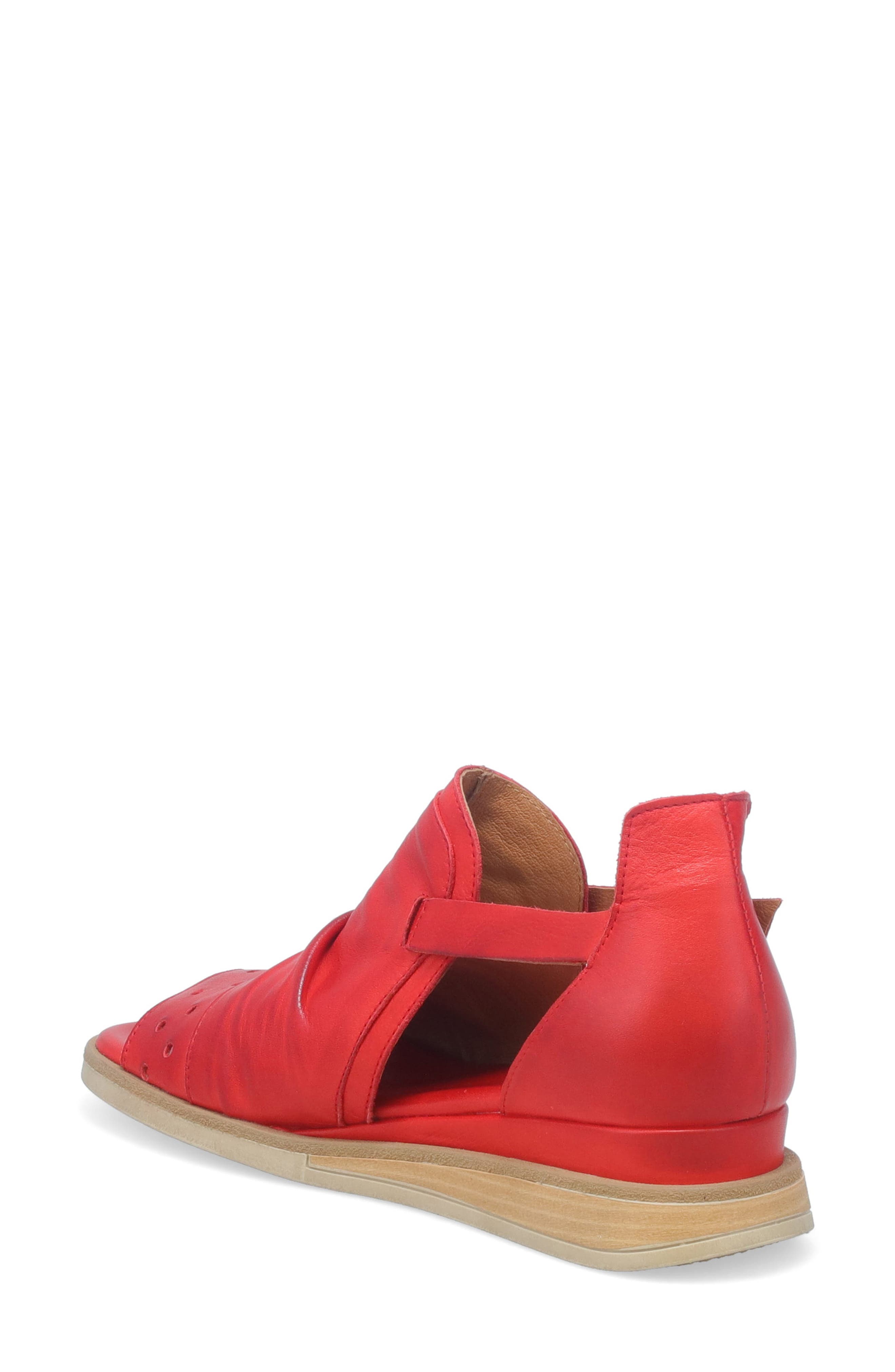Cara Sandal, Alternate, color, SCARLET