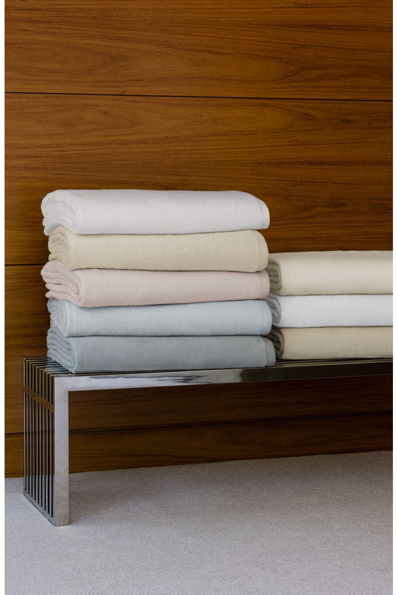 St. Moritz Cotton Blanket, Alternate, color, WHITE