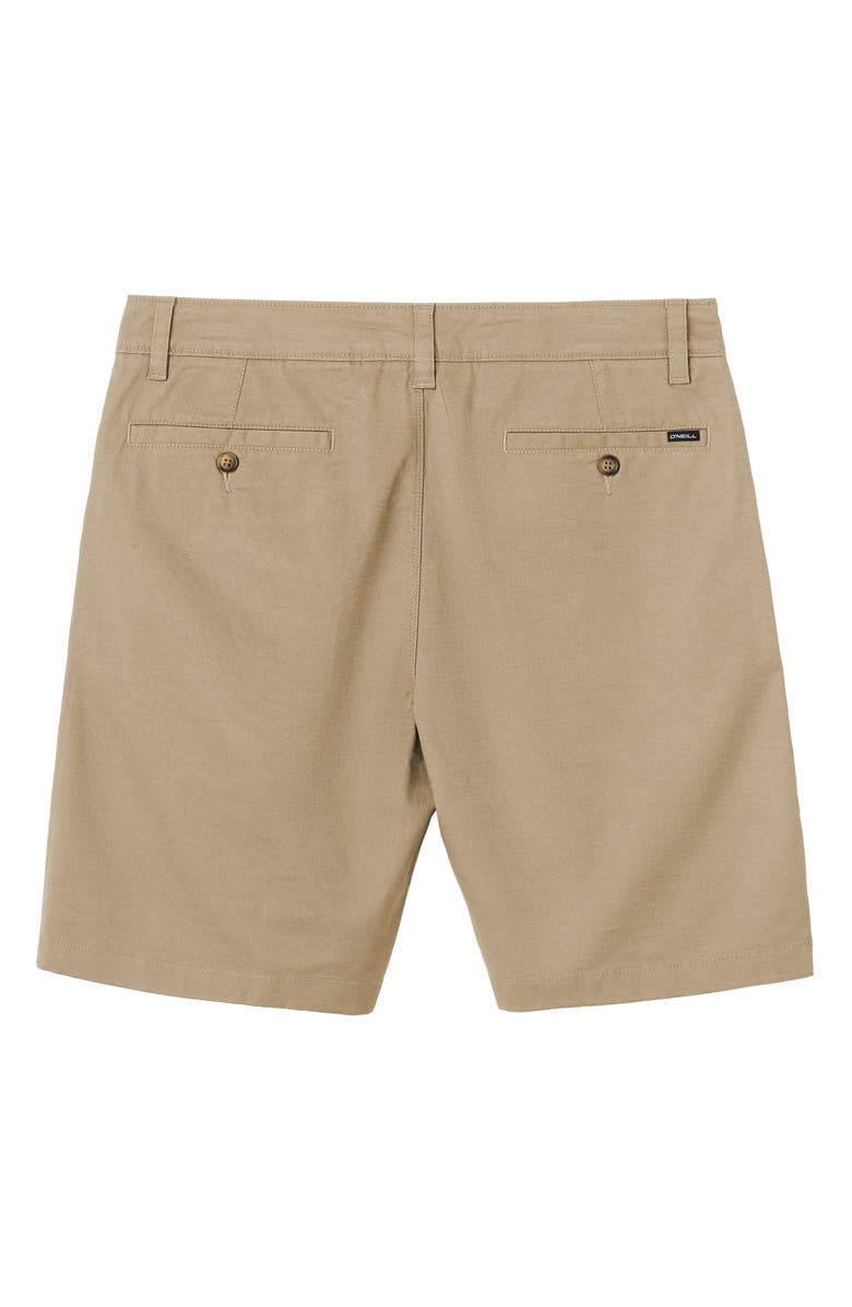 O'Neill Jay Stretch Cotton Shorts, Alternate, color, Khaki