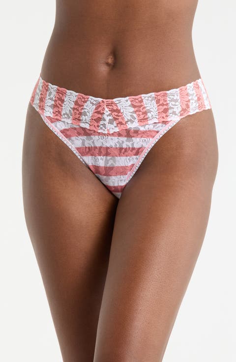 Print Original Rise Thong