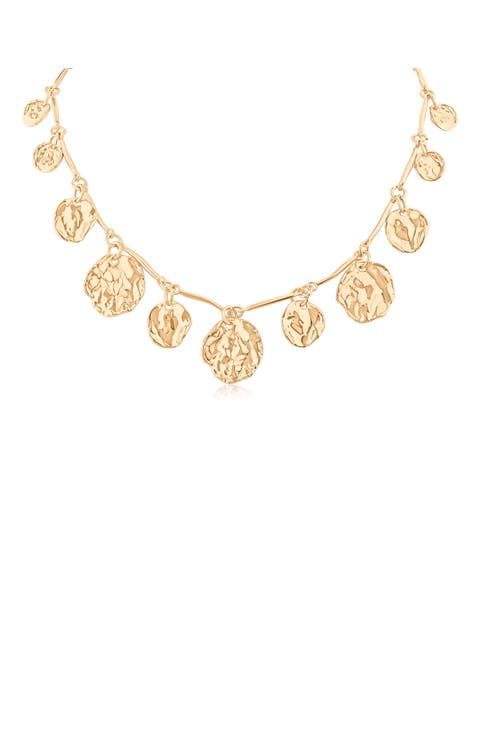 Graduated Disc Necklace