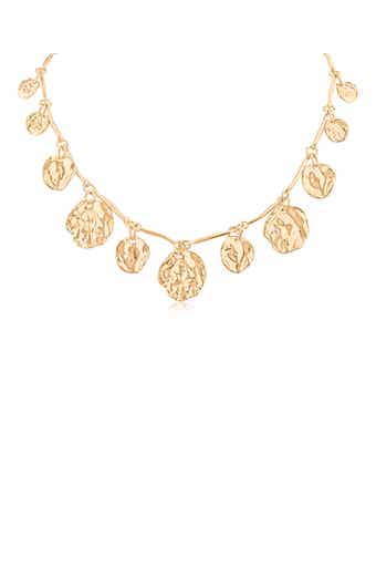 Graduated Disc Necklace