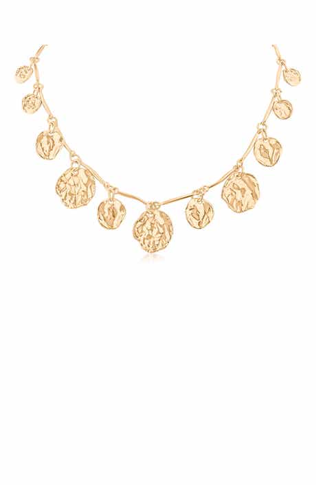 Graduated Disc Necklace