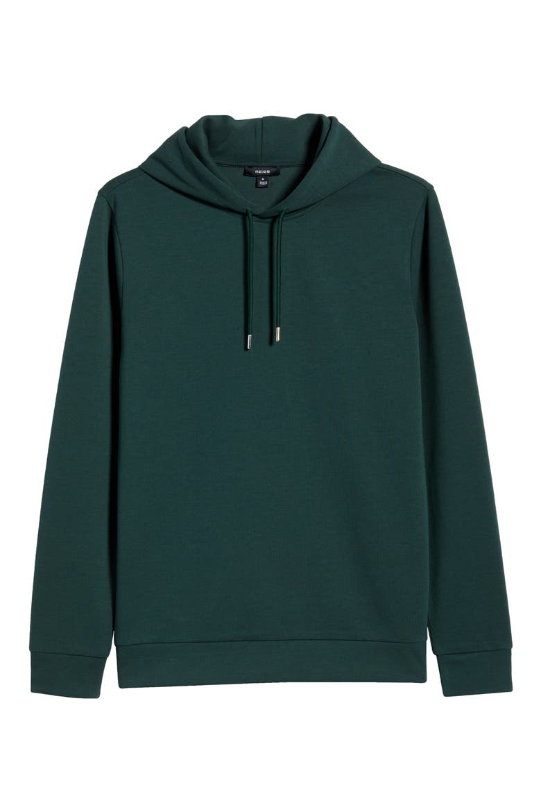 Fabien Double Knit Hoodie, Alternate, color, DARK SAGE GREEN