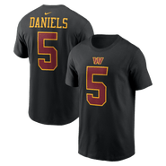 Nike Men's Nike Jayden Daniels Black Washington Commanders Name & Number T-Shirt