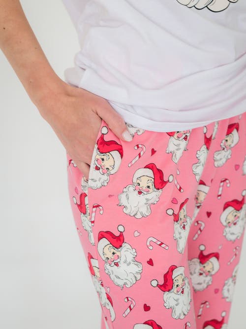 Rufflebutts Modal Blend Gender Inclusive Adult Pajama Pants In Pink