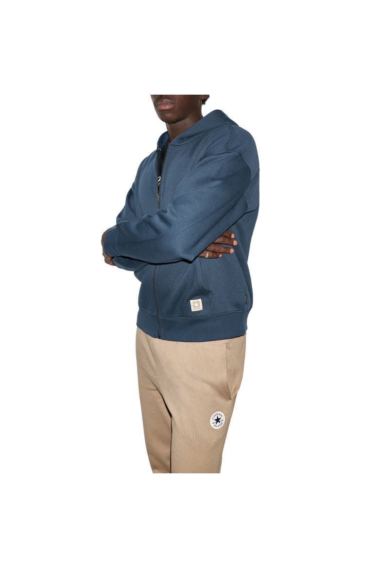 Chore Full Zip Hoodie, Alternate, color, MEDIUM INDIGO