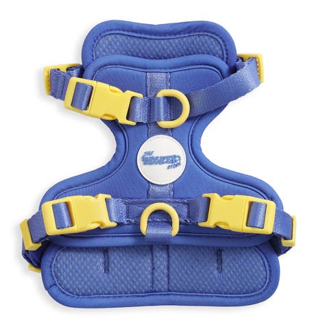 Arlo Adjustable Soft Padded No Pull Pet Harness with 3 Buckles and 3 Leash Clips