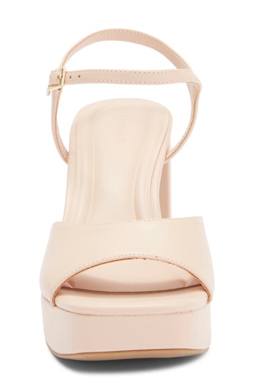 Open Edit Whitney Block Heel Sandal In Pink Petal