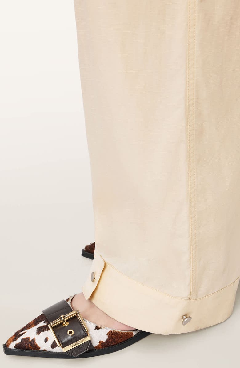 AllSaints Sherell Wide Leg Pants, Alternate, color, Ecru